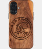 Eco-friendly AFC Ajax iPhone 17 Case - Carved Wood Custom AFC Ajax Gift For Him - Monogrammed Personalized iPhone 17 Cover By Engraved In Nature
