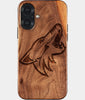Eco-friendly Arizona Coyotes iPhone 17 Case - Carved Wood Custom Arizona Coyotes Gift For Him - Monogrammed Personalized iPhone 17 Cover By Engraved In Nature