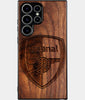 Best Wood Arsenal F.C. Samsung Galaxy S25 Ultra Case - Custom Engraved Cover - Engraved In Nature