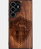 Best Wood A.S. Roma Samsung Galaxy S25 Ultra Case - Custom Engraved Cover - Engraved In Nature