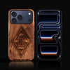 Custom Borussia Monchengladbach iPhone 17/17 Pro/17 Pro Max/17 Air Case - Carved Wood Borussia Monchengladbach Cover