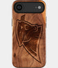 Eco-friendly Carolina Panthers iPhone 17 Air Case - Carved Wood Custom Carolina Panthers Gift For Him - Monogrammed Personalized iPhone 17 Air Cover By Engraved In Nature