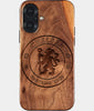 Eco-friendly Chelsea FC iPhone 17 Case - Carved Wood Custom Chelsea FC Gift For Him - Monogrammed Personalized iPhone 17 Cover By Engraved In Nature