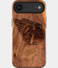 Eco-friendly Cleveland Guardians iPhone 17 Air Case - Carved Wood Custom Cleveland Guardians Gift For Him - Monogrammed Personalized iPhone 17 Air Cover By Engraved In Nature
