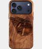 Eco-friendly Cleveland Guardians iPhone 17 Pro Case - Carved Wood Custom Cleveland Guardians Gift For Him - Monogrammed Personalized iPhone 17 Pro Cover By Engraved In Nature