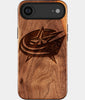 Eco-friendly Columbus Blue Jackets iPhone 17 Air Case - Carved Wood Custom Columbus Blue Jackets Gift For Him - Monogrammed Personalized iPhone 17 Air Cover By Engraved In Nature