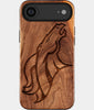 Eco-friendly Denver Broncos iPhone 17 Air Case - Carved Wood Custom Denver Broncos Gift For Him - Monogrammed Personalized iPhone 17 Air Cover By Engraved In Nature