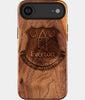 Eco-friendly Everton FC iPhone 17 Air Case - Carved Wood Custom Everton FC Gift For Him - Monogrammed Personalized iPhone 17 Air Cover By Engraved In Nature