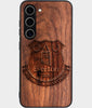 Best Wood Everton F.C. Samsung Galaxy S25 Case - Custom Engraved Cover - Engraved In Nature