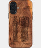Custom Golf Bag Patent iPhone Case - Carved Wood Golf Cover | Gifts For Golfers
