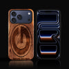Custom Green Bay Packers iPhone 17/17 Pro/17 Pro Max/17 Air Case - Carved Wood Packers Cover