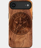 Eco-friendly Houston Astros iPhone 17 Air Case - Carved Wood Custom Houston Astros Gift For Him - Monogrammed Personalized iPhone 17 Air Cover By Engraved In Nature