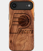 Eco-friendly Indiana Pacers iPhone 17 Air Case - Carved Wood Custom Indiana Pacers Gift For Him - Monogrammed Personalized iPhone 17 Air Cover By Engraved In Nature