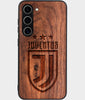 Best Wood Juventus Club Galaxy S25 Case - Custom Engraved Cover - Engraved In Nature