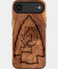 Eco-friendly Kansas City Chiefs iPhone 17 Air Case - Carved Wood Custom Kansas City Chiefs Gift For Him - Monogrammed Personalized iPhone 17 Air Cover By Engraved In Nature