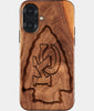 Eco-friendly Kansas City Chiefs iPhone 17 Case - Carved Wood Custom Kansas City Chiefs Gift For Him - Monogrammed Personalized iPhone 17 Cover By Engraved In Nature