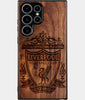 Best Wood Liverpool F.C. Samsung Galaxy S25 Ultra Case - Custom Engraved Cover - Engraved In Nature