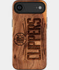 Eco-friendly Los Angeles Clippers iPhone 17 Air Case - Carved Wood Custom Los Angeles Clippers Gift For Him - Monogrammed Personalized iPhone 17 Air Cover By Engraved In Nature
