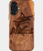 Eco-friendly Miami Marlins iPhone 17 Case - Carved Wood Custom Miami Marlins Gift For Him - Monogrammed Personalized iPhone 17 Cover By Engraved In Nature