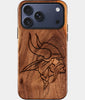 Eco-friendly Minnesota Vikings iPhone 17 Pro Max Case - Carved Wood Custom Minnesota Vikings Gift For Him - Monogrammed Personalized iPhone 17 Pro Max Cover By Engraved In Nature