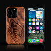 Custom Minnesota Wild iPhone 16/16 Pro/16 Pro Max/16 Plus Case - Carved Wood Wild Cover