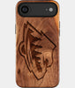 Eco-friendly Minnesota Wild iPhone 17 Air Case - Carved Wood Custom Minnesota Wild Gift For Him - Monogrammed Personalized iPhone 17 Air Cover By Engraved In Nature