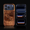 Custom New York Rangers iPhone 17/17 Pro/17 Pro Max/17 Air Case - Carved Wood Rangers Cover