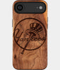 Eco-friendly New York Yankees iPhone 17 Air Case - Carved Wood Custom New York Yankees Gift For Him - Monogrammed Personalized iPhone 17 Air Cover By Engraved In Nature