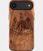 Eco-friendly Newcastle United FC iPhone 17 Air Case - Carved Wood Custom Newcastle United FC Gift For Him - Monogrammed Personalized iPhone 17 Air Cover By Engraved In Nature