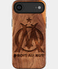 Eco-friendly Olympique De Marseille iPhone 17 Air Case - Carved Wood Custom Olympique De Marseille Gift For Him - Monogrammed Personalized iPhone 17 Air Cover By Engraved In Nature