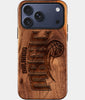 Eco-friendly Orlando Magic iPhone 17 Pro Max Case - Carved Wood Custom Orlando Magic Gift For Him - Monogrammed Personalized iPhone 17 Pro Max Cover By Engraved In Nature