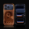 Custom Philadelphia Flyers iPhone 17/17 Pro/17 Pro Max/17 Air Case - Carved Wood Flyers Cover