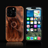 Custom Philadelphia Flyers iPhone 16/16 Pro/16 Pro Max/16 Plus Case - Carved Wood Flyers Cover