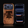 Custom Philadelphia Phillies iPhone 17/17 Pro/17 Pro Max/17 Air Case - Carved Wood Phillies Cover