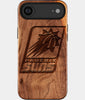 Eco-friendly Phoenix Suns iPhone 17 Air Case - Carved Wood Custom Phoenix Suns Gift For Him - Monogrammed Personalized iPhone 17 Air Cover By Engraved In Nature