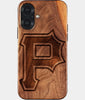Eco-friendly Pittsburgh Pirates iPhone 17 Case - Carved Wood Custom Pittsburgh Pirates Gift For Him - Monogrammed Personalized iPhone 17 Cover By Engraved In Nature