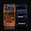 Custom Sacramento Kings iPhone 17/17 Pro/17 Pro Max/17 Air Case - Carved Wood Kings Cover