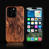 Custom San Francisco Giants iPhone 16/16 Pro/16 Pro Max/16 Plus Case - Carved Wood Giants Cover