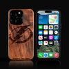 Custom Tampa Bay Lightning iPhone 16/16 Pro/16 Pro Max/16 Plus Case - Carved Wood Lightning Covers