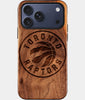 Custom Toronto Raptors iPhone 17/17 Pro/17 Pro Max/17 Air Case - Wood Raptors Cover - Eco-friendly Toronto Raptors iPhone 17 Case - Carved Wood Custom Toronto Raptors Gift For Him - Monogrammed Personalized iPhone 17 Cover By Engraved In Nature