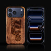 Custom Utah Jazz iPhone 17/17 Pro/17 Pro Max/17 Air Case - Carved Wood Utah Jazz Cover