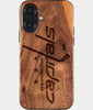 Eco-friendly Washington Capitals iPhone 17 Case - Carved Wood Custom Washington Capitals Gift For Him - Monogrammed Personalized iPhone 17 Cover By Engraved In Nature