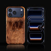 Custom Washington Commanders iPhone 17/17 Pro/17 Pro Max/17 Air Case - Carved Wood Washington Commanders Cover