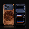 Custom Washington Nationals iPhone 17/17 Pro/17 Pro Max/17 Air Case - Carved Wood Nationals Cover