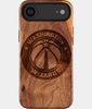 Eco-friendly Washington Wizards iPhone 17 Air Case - Carved Wood Custom Washington Wizards Gift For Him - Monogrammed Personalized iPhone 17 Air Cover By Engraved In Nature