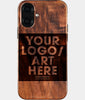 Wood Personalized iPhone 16 Plus Case - Eco Friendly Wooden MagSafe Carved iPhone 16 Plus Cover - Custom Company iPhone Cases Wood Accessories - Biodegradable Mous, Pela, Casetify, OtterBox iPhone Cover Alternative - Biodegradable Compostable Phone Case - Design Your Own Case - Best 2025 iPhone Cases - Custom Engraved Birthday Gift - Custom Anime Gaming iPhone 16 Plus Cases - Custom Apple iPhone Christmas Gift