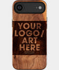 Custom Wood Personalized iPhone 17 Air Case Eco-Friendly Wooden Monogrammed Carved iPhone 17 Air Cover Wood Accessories. dbrand iPhone 17 Air Case alternative. Biodegradable Compostable Design Your Own Case