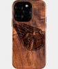 Eco-friendly Cleveland Guardians iPhone 16 Pro Case - Carved Wood Custom Cleveland Guardians Gift For Him - Monogrammed Personalized iPhone 16 Pro Cover By Engraved In Nature