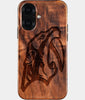Eco-friendly Nashville Predators iPhone 16 Case - Carved Wood Custom Nashville Predators Gift For Him - Monogrammed Personalized iPhone 16 Cover By Engraved In Nature