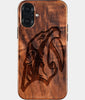 Eco-friendly Nashville Predators iPhone 16 Plus Case - Carved Wood Custom Nashville Predators Gift For Him - Monogrammed Personalized iPhone 16 Plus Cover By Engraved In Nature